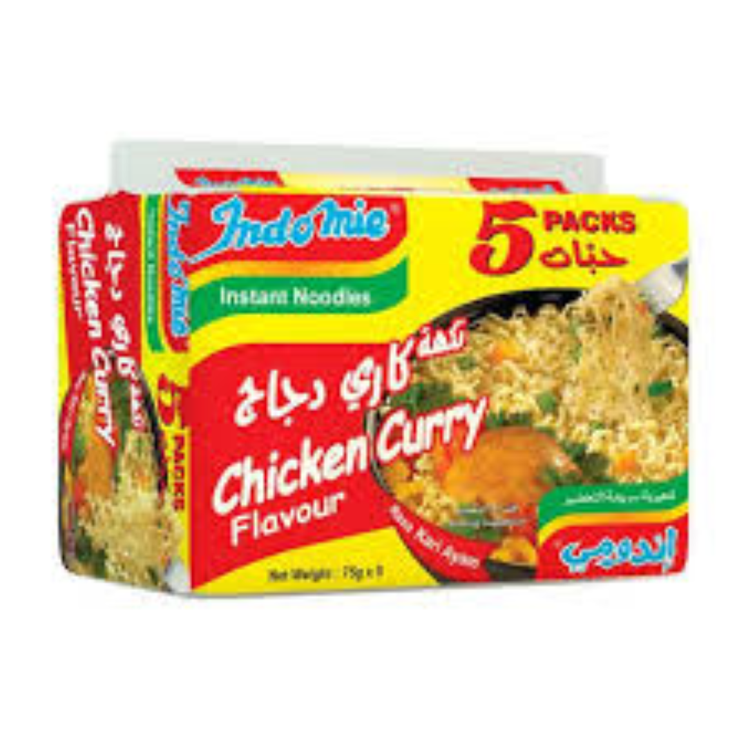 INDOMIE NOODLES CHICKEN CURRY 5 IN 1